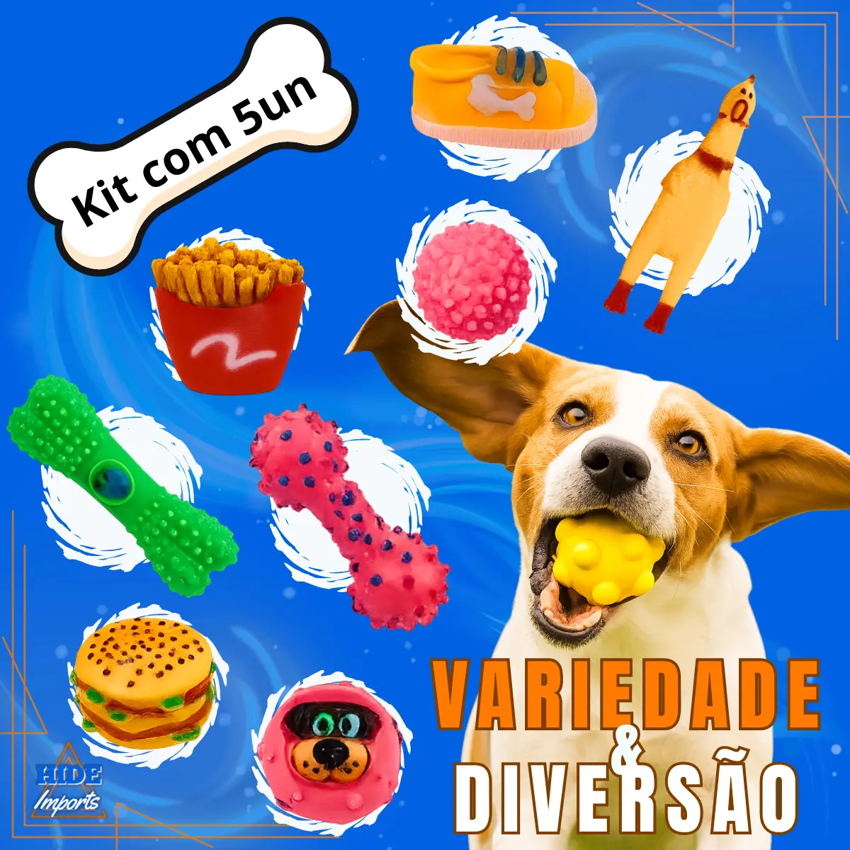 5 Brinquedos Para Filhote Cachorro Pet Mordedor — 1
